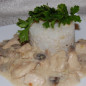 Куриное филе с шампиньонами