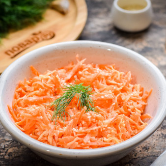 Салат из моркови без майонеза