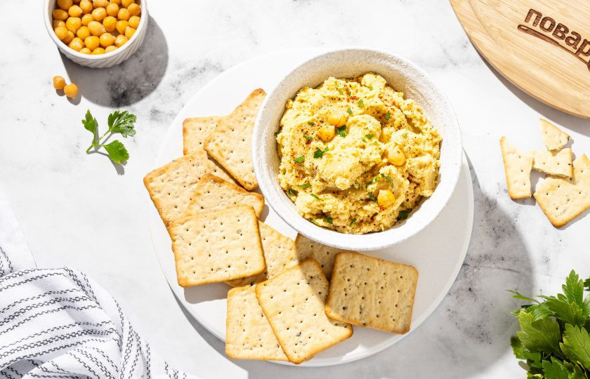 1. Этап. Хумус без тахини: Хумус без тахини готов, приятного вам аппетита!