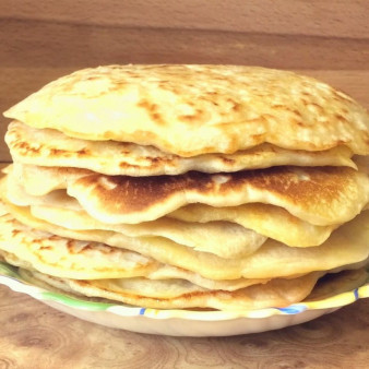 Блины толстые с картофелем