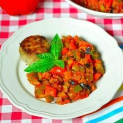 Ratatouille in a pan