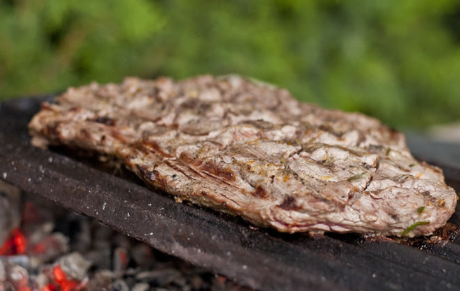 1. Этап. Стейк из пашины: 8. Вот и весь секрет, как сделать стейк из пашины. Приятного аппетита!