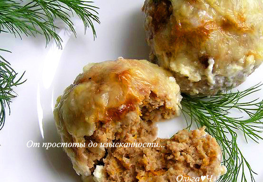 1. Этап. Нежные шарики из индейки с тыквой: Угощайтесь!