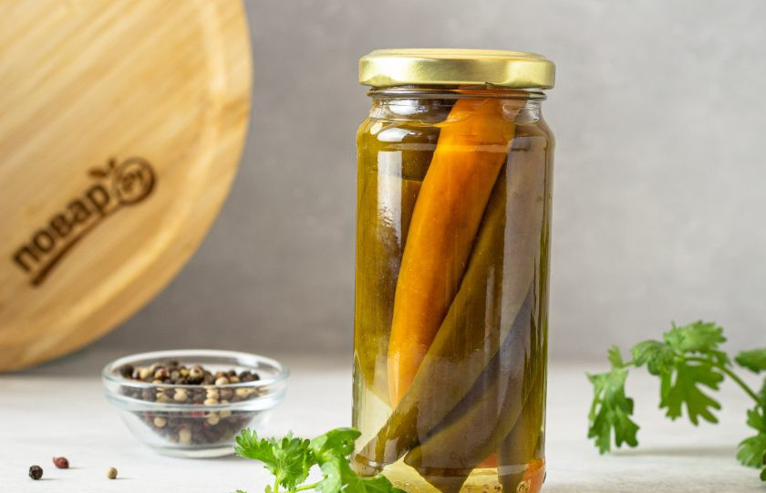 1. Этап. Пикантный острый перец на зиму: Пикантный острый перец на зиму готов.