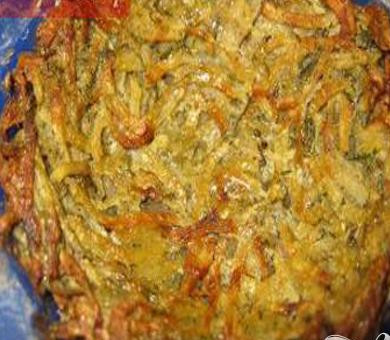 1. Этап. Гнезда с красной рыбой: 3. Минут на двадцать-двадцать пять ставим в аэрогриль (или разогретую духовку), температуру устанавливаем двести пять градусов.