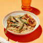 Vegan Charred Lemon-Asparagus Risotto