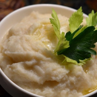 Картофельное пюре с чесноком