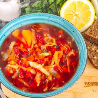 Борщ с имбирем