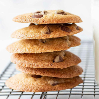 Thin and Crispy Chocolate Chip Cookies