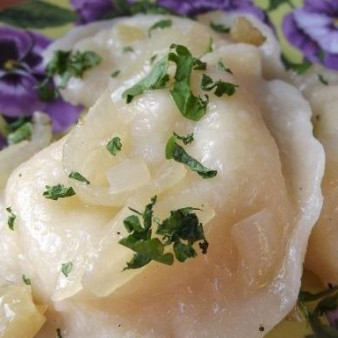 Заварное тесто для вареников с картошкой