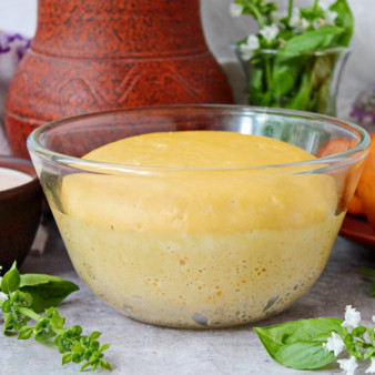 Морковное тесто