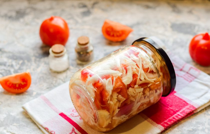 1. Этап. Простой салат из капусты на зиму: Приятного аппетита!