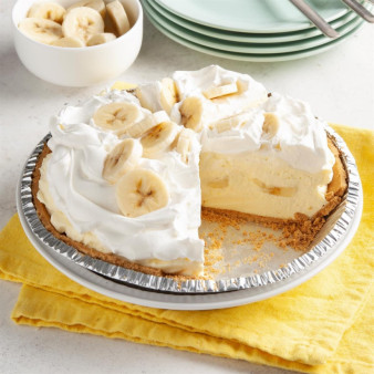 Banana Cream Pie with Pudding
