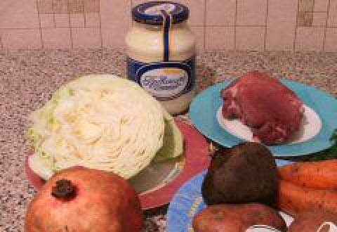 1. Этап. Салат Калейдоскоп: Ингредиенты: