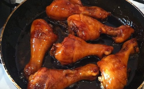 1. Этап. Курица по-корейски: Вот такая красота у нас получается в итоге. Приятного вам аппетита!