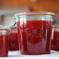 Сырой клубнично-малиновый джем