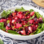 Салат из свеклы с гранатом и чесноком