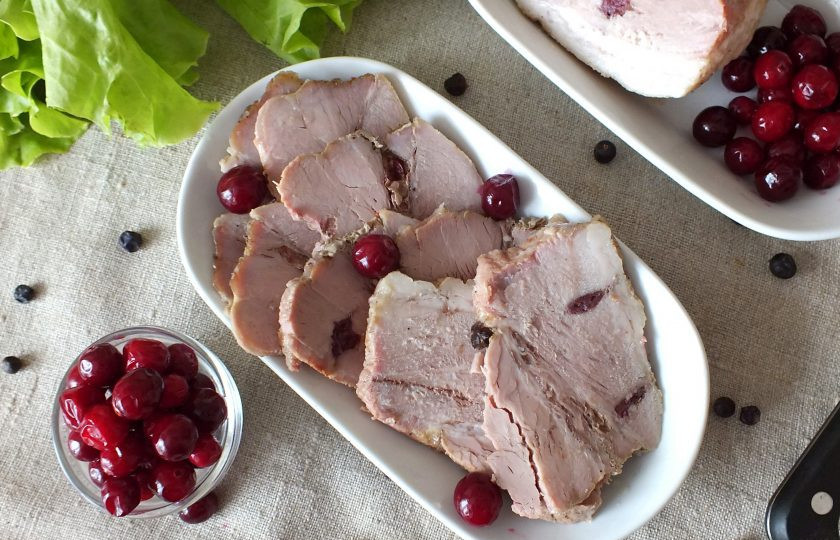 1. Этап. Буженина с клюквой: Приятного аппетита!