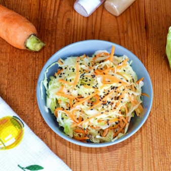 Заправка для салата из капусты с морковью