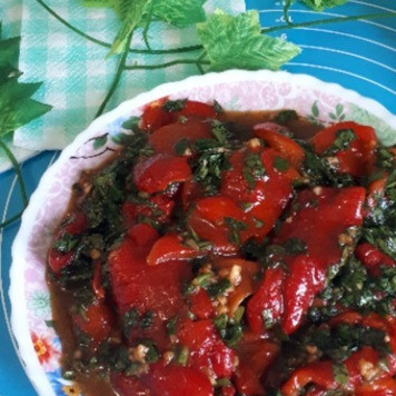 1. Этап. ЗакускаЗапеченные перцы: Подавать на стол, приятного аппетита!