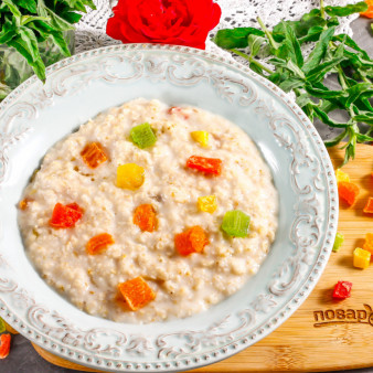 Овсянка с цукатами