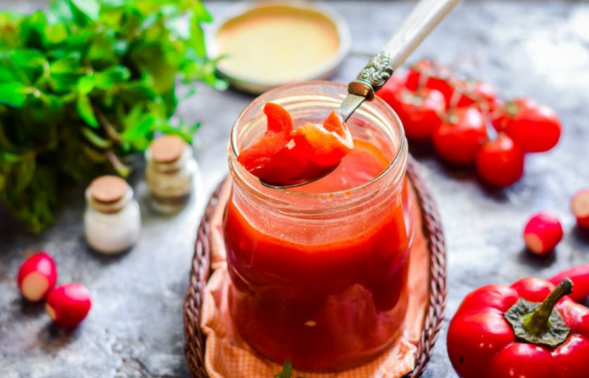 1. Этап. Перец с томатным соусом: Приятного аппетита!