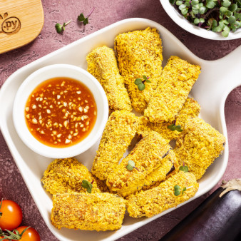 Хрустящие баклажаны в аэрогриле