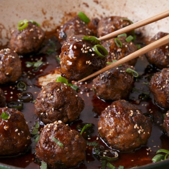 General Tso Meatballs