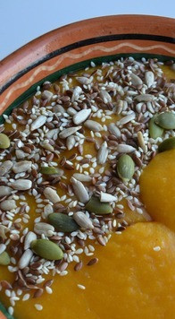 1. Этап. Каша из кураги: Каша получается в меру густой, достаточно сладкой и сытной.