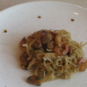 Китайская лапша с морепродуктами