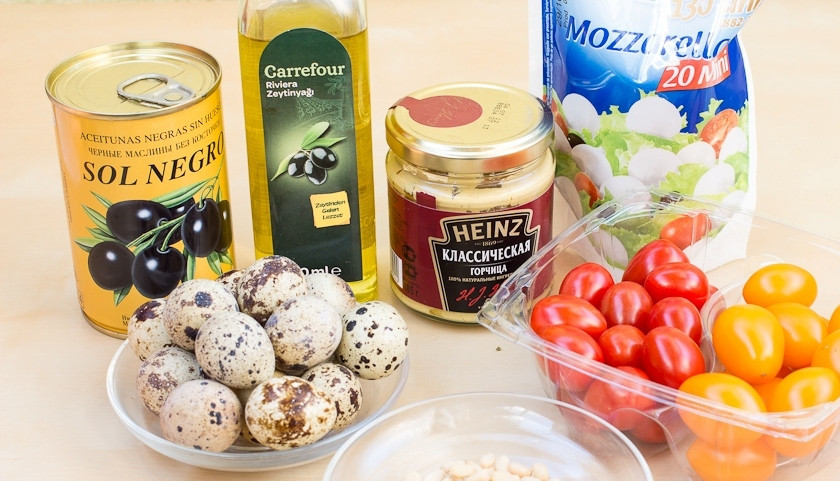 1. Этап. Салат Милые крошки: Подготовим ингредиенты.