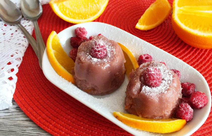 1. Этап. Малиновый пудинг: Приятного аппетита!