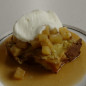 Bourbon-Pineapple Bread Pudding