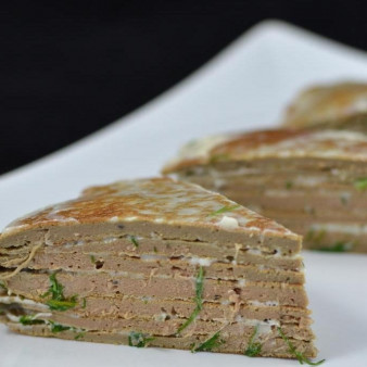 Торт из куриной печени