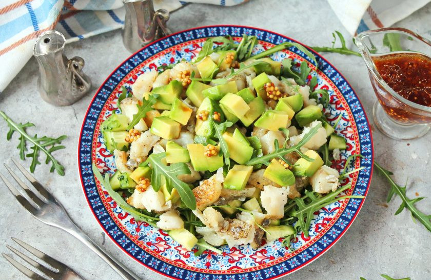 1. Этап. Салат с треской и авокадо: Приятного аппетита!