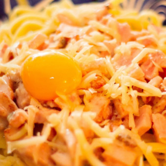 Тальятелле карбонара