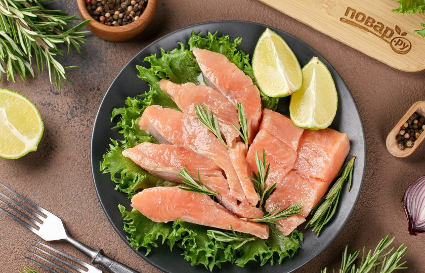 1. Этап. Горбуша соленая: Горбуша солёная готова. Необыкновенно вкусно! Приятного аппетита!