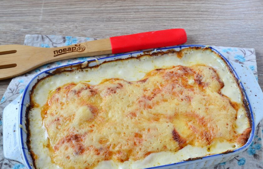 1. Этап. Сочное куриное филе по-французски: Блюдо готово! Подавайте горячим!