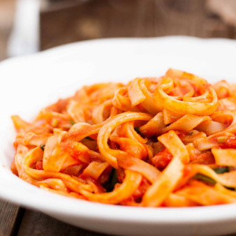 Паста с моцареллой