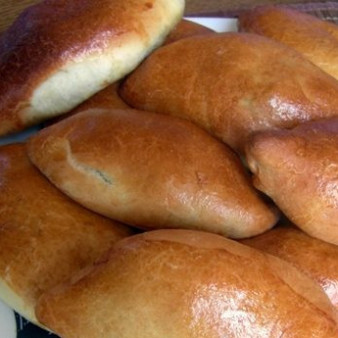 Пирожки с грибами в духовке