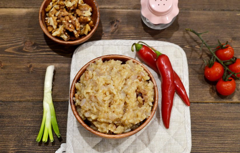 1. Этап. Рис с орехами: Приятного аппетита!