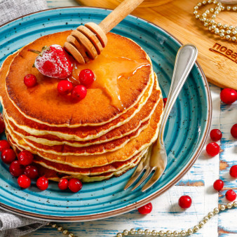 Толстые блины без дрожжей