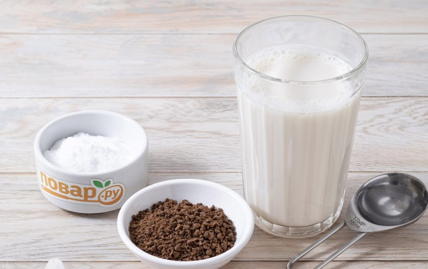 1. Этап. Дальгона без сахара: Подготовьте все ингредиенты.