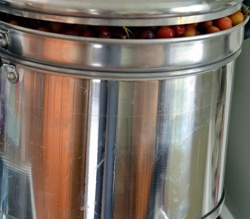 1. Этап. Сок вишневый: 3. Поставьте на огонь — и все, процесс будет идти без вашего вмешательства.