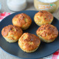 Маффины с овсяными хлопьями и яблоками