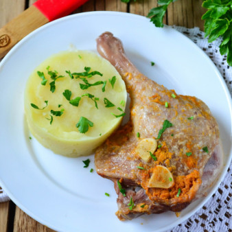 Утка на пару