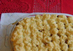 1. Этап. Яблочная бабка: Бабка готова, белки красиво подрумянились. Можно подавать блюдо горячим, а можно подождать, пока оно остынет.