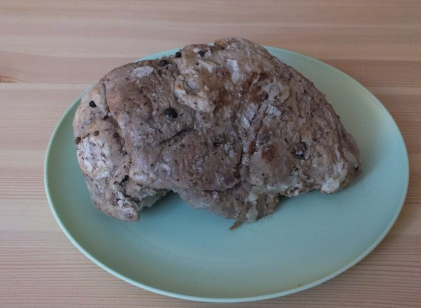 1. Этап. Буженина в рукаве в мультиварке: Буженина готова.