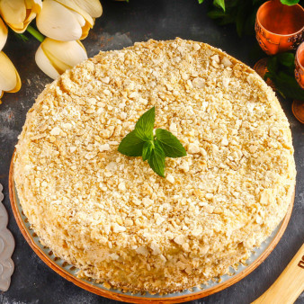 Торт Наполеон на пиве