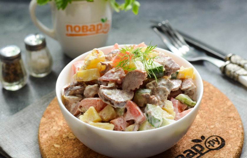 1. Этап. Салат Матадор: Приятного аппетита!